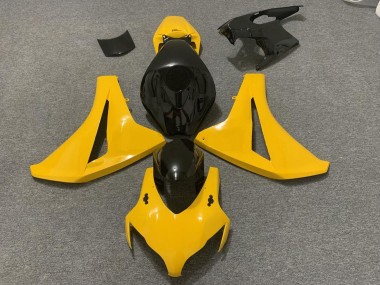 Best 2008-2011 Honda CBR1000RR Motorcycle Fairings - Yellow Glossy Black UK