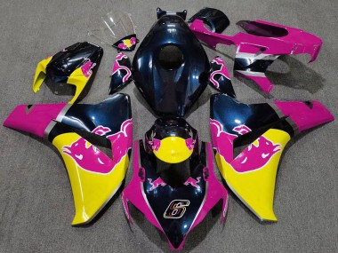 Best 2008-2011 Honda CBR1000RR Motorcycle Fairings - Dark Blue Pink Yellow Red Bull UK