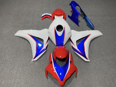 Best 2008-2011 Honda CBR1000RR Motorcycle Fairing - White Blue Red UK