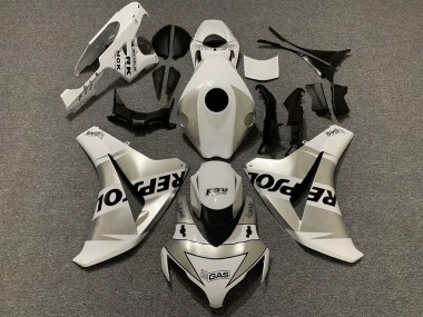Best 2008-2011 Honda CBR1000RR Motorcycle Fairings - White Silver Black Repsol UK