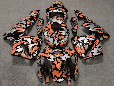 Best 2005-2006 Honda CBR600RR Motorcycle Fairings - Camouflage Light Orange UK