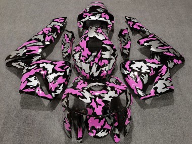 Best 2005-2006 Honda CBR600RR Motorcycle Fairings - Camouflage Light Pink UK