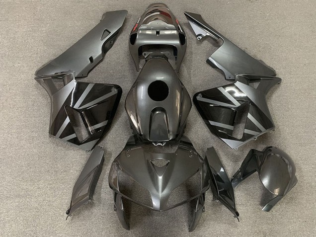 2005-2006 Honda CBR600RR Motorcycle Fairings - Dark Silver and Black UK