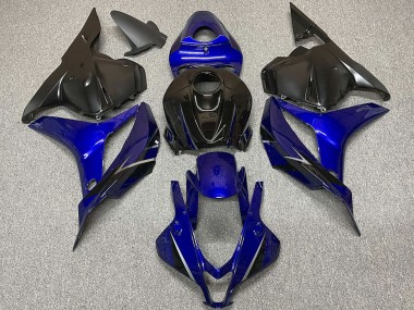 Best 2009-2012 Honda CBR600RR Motorcycle Fairings - Blue Glossy Black OEM Style UK