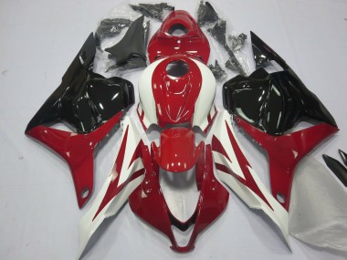 Best 2009-2012 Honda CBR600RR Motorcycle Fairings - White Red Glossy Black OEM Style UK