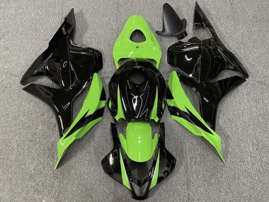 Best 2009-2012 Honda CBR600RR Motorcycle Fairings - Green Glossy Black OEM Style UK