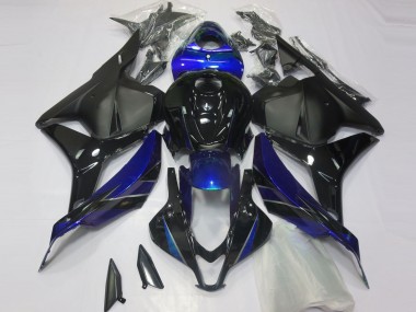 Best 2009-2012 Honda CBR600RR Motorcycle Fairing - Blue Glossy Black Matte Black UK