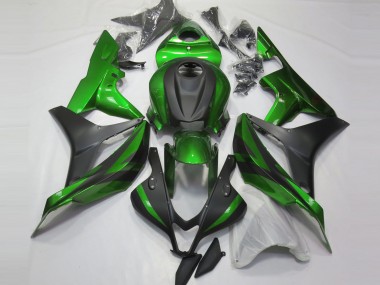 Best 2007-2008 Honda CBR600RR Motorcycle Fairings - Green Matte Black UK