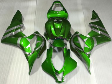 Best 2007-2008 Honda CBR600RR Motorcycle Fairings - Green Captain America UK