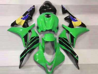 Best 2007-2008 Honda CBR600RR Motorcycle Fairings - Green Yellow Glossy Black Blue Bull UK