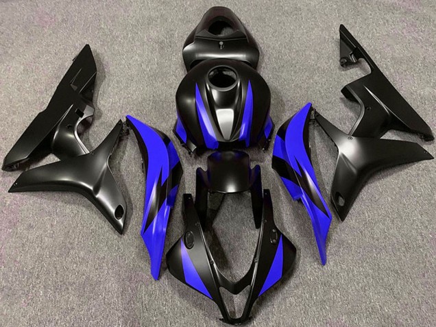 2007-2008 Honda CBR600RR Motorcycle Fairing - Blue Matte Black UK