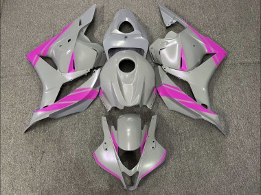 Best 2009-2012 Honda CBR600RR Motorcycle Fairings - Nardo Grey Pink UK