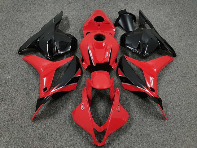 2009-2012 Honda CBR600RR Motorcycle Fairings - Red Glossy Black OEM Style UK