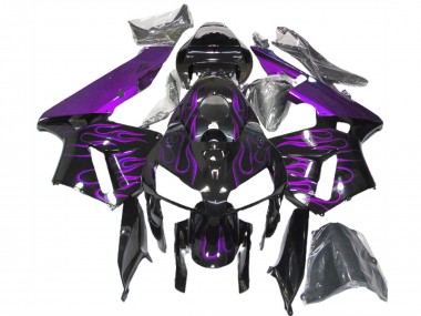 Best 2005-2006 Honda CBR600RR Motorcycle Fairings - Purple Flame UK