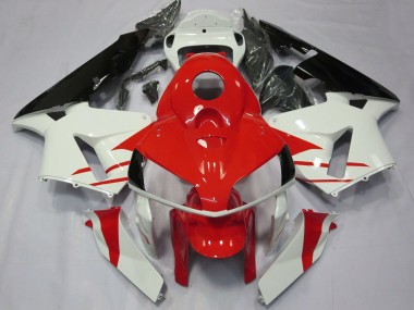 Best 2005-2006 Honda CBR600RR Motorcycle Fairings - White Red Black UK