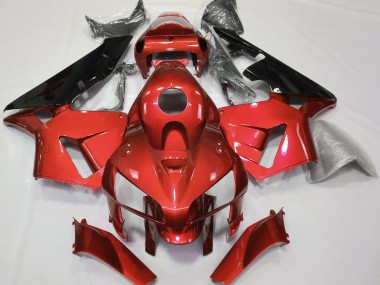 Best 2005-2006 Honda CBR600RR Motorcycle Fairings - Red Black CBR Style UK