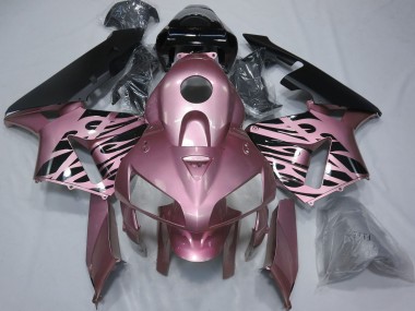 Best 2005-2006 Honda CBR600RR Motorcycle Fairings - Rose Pink Flame UK