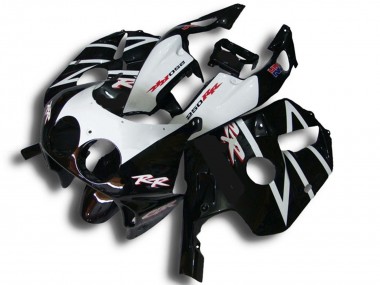 Best 1990-1998 Honda CBR250RR Motorcycle Fairings - Glossy Black White RR UK