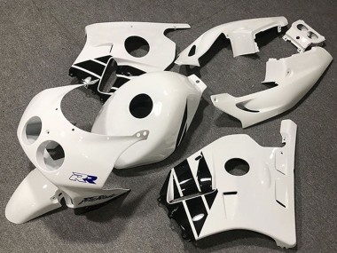 Best 1990-1998 Honda CBR250RR Motorcycle Fairings - White Glossy Black UK