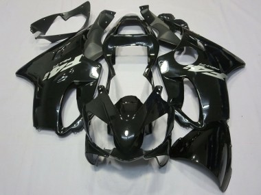 Best 2001-2003 Honda CBR600 F4i Motorcycle Fairings - Glossy Black Silver Decal UK