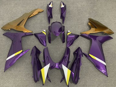 Best 2011-2024 Suzuki GSXR 600 / GSXR 750 Motorcycle Fairings - Purple Gold White Yellow UK