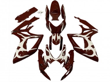 Best 2006-2007 Suzuki GSXR 600 / GSXR 750 Motorcycle Fairings - Maroon Red White UK