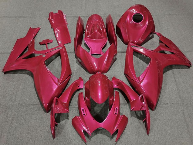 2011-2024 Suzuki GSXR 600 / GSXR 750 Motorcycle Fairings - Pearl Pink UK