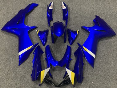 Best 2011-2024 Suzuki GSXR 600 / GSXR 750 Abs Motorcycle Fairings - Blue White Yellow UK