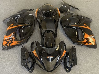 Best 2008-2020 Suzuki GSXR 1300 Motorcycle Fairings - Glossy Black Orange UK