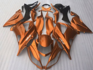 Best 2016-2020 Kawasaki ZX10R Motorcycle Fairings - Dark Orange UK