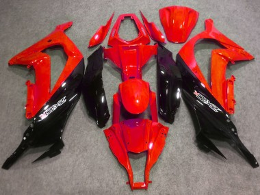 Best 2016-2020 Kawasaki ZX10R Abs Motorcycle Fairings - Red Glossy Black UK