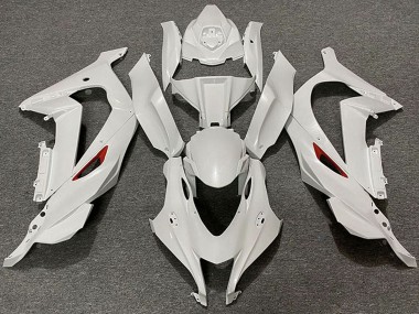 Best 2016-2020 Kawasaki ZX10R Motorcycle Fairings - Pearl White Red Trim UK