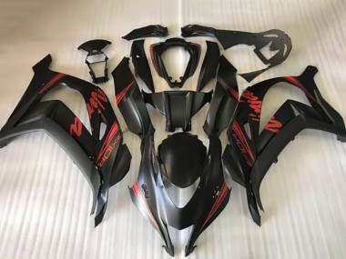 Best 2016-2020 Kawasaki ZX10R Motorcycle Fairings - Matte Black Red Ninja UK