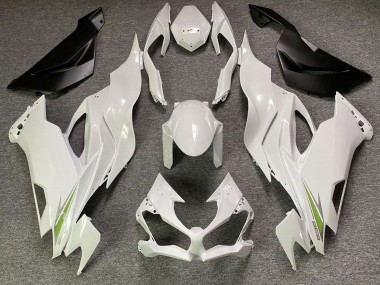 Best 2019-2022 Kawasaki ZX6R Motorcycle Fairings - Pearl White Green UK