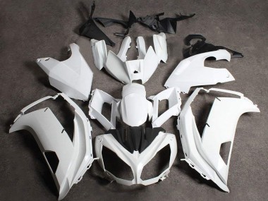 Best 2009-2011 Kawasaki Ninja 650R Motorcycle Fairings - White UK