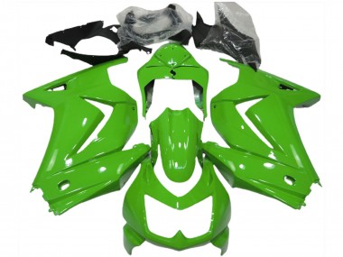 Best 2008-2012 Kawasaki Ninja 250 Motorcycle Fairings - Green UK