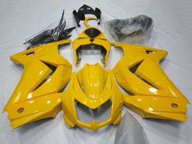 Best 2008-2012 Kawasaki Ninja 250 Motorcycle Fairings - Yellow UK