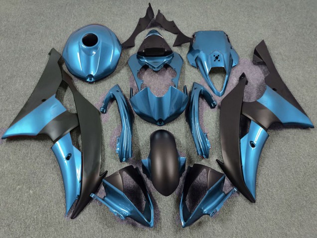2008-2016 Yamaha R6 Motorcycle Fairings - Blue Matte Black UK