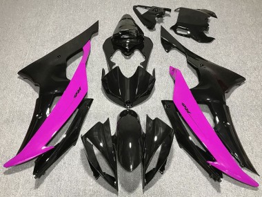 Best 2008-2016 Yamaha R6 Motorcycle Fairings - Pink Glossy Black UK