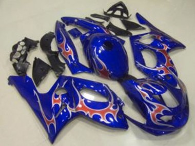 Best 1996-2007 Yamaha YZF600R Thundercat Motorcycle Fairings - Blue Red UK