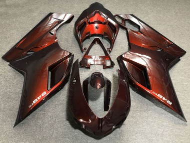 Best 2007-2014 Ducati 848 Motorcycle Fairings - Red UK