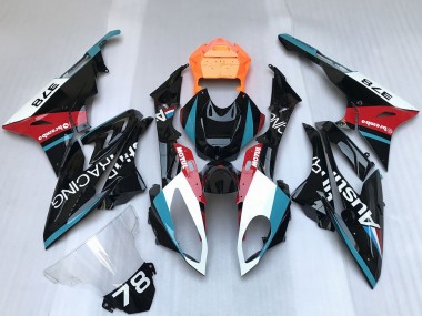 Best 2009-2014 BMW S1000RR Motorcycle Fairings - White Blue Red Orange Motul Austin Racing UK