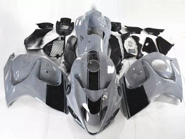 Best 2008-2020 Nardo Grey Black Suzuki GSXR 1300 Hayabusa Motorcycle Fairings UK