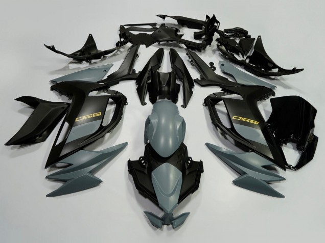 2020-2025 Kawasaki Ninja 650 EX650 Motorcycle Fairings - Grey Black Gold UK