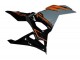 2024-2026 Kawasaki Ninja 500 EX500R Motorcycle Fairings - Nardo Grey Orange Black UK