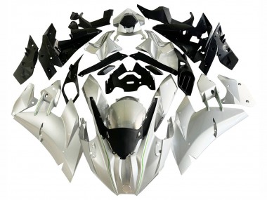 Best 2015-2022 Kawasaki Ninja H2 Motorcycle Fairings - Silver UK