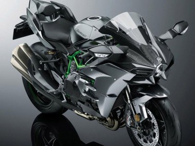 Best 2015-2022 Kawasaki Ninja H2 Motorcycle Fairing - Grey UK