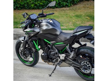Best 2020-2025 Kawasaki Ninja Z650 Motorcycle Fairings - Black Green UK