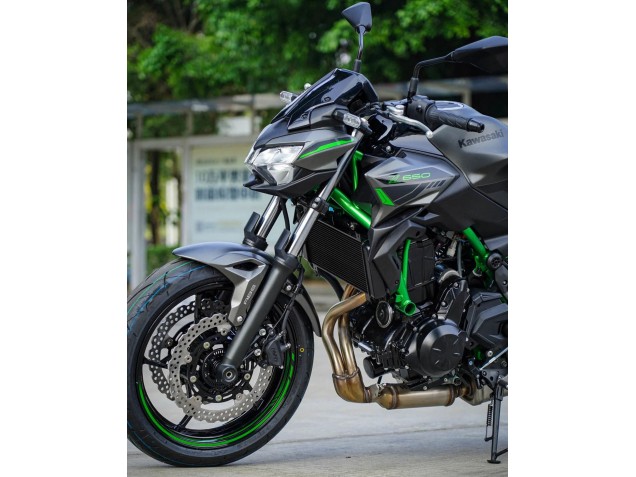 2020-2025 Kawasaki Ninja Z650 Motorcycle Fairings - Black Green UK