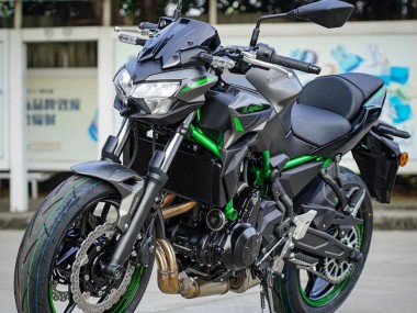 Best 2020-2023 Kawasaki Ninja Z650 Motorcycle Fairings - Black Green UK